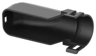 CABLE EXIT COVER, 90DEG, PA 6.6 GF, BLK 2112046-2