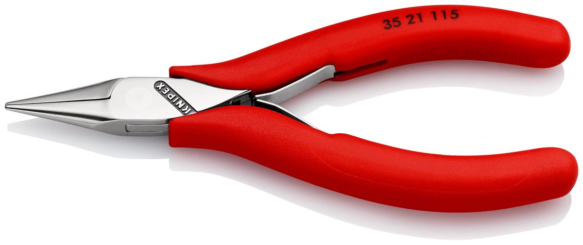 KNIPEX 35 21 115 Electronics Pliers with box joint with non-slip plastic grips 115 mm 35 21 115 4003773016724