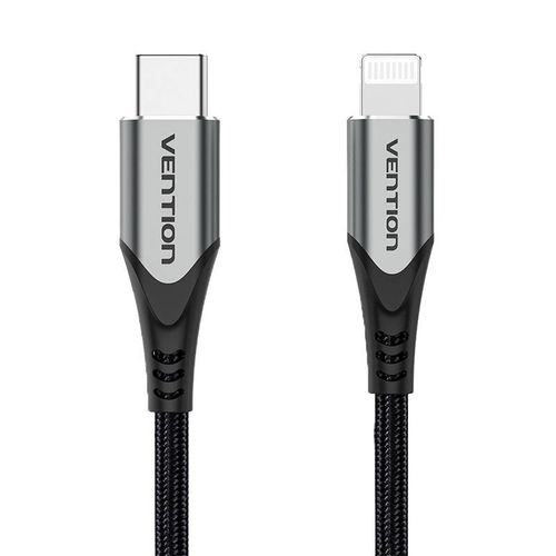 USB-C 2.0 to Lightning Cable Vention TACHH 2m MFi Gray, Vention TACHH