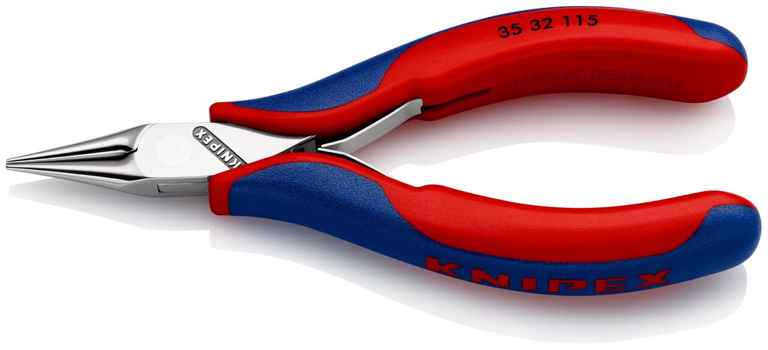 KNIPEX 35 32 115 Electronics Pliers with box joint with multi-component handles 115 mm 35 32 115 4003773035121