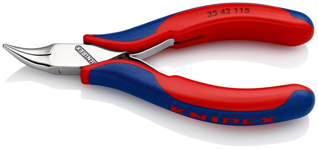 KNIPEX 35 42 115 Electronics Pliers with box joint with multicomponent handles 115 mm 35 42 115 4003773040736