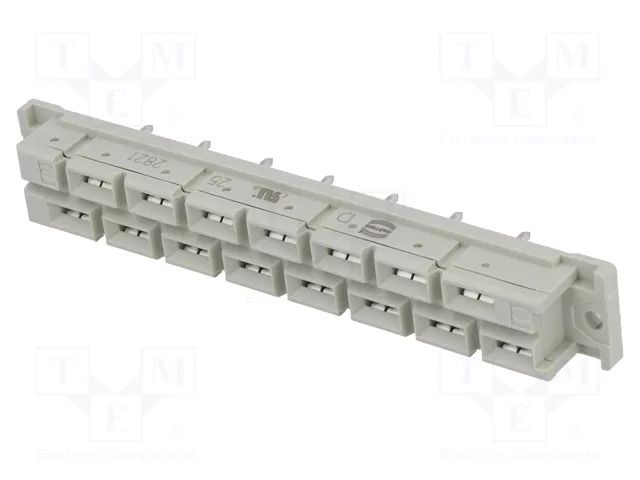 Connector: DIN 41612; plug; female; PIN: 15; straight; 15A; THT HARTING 09062152821