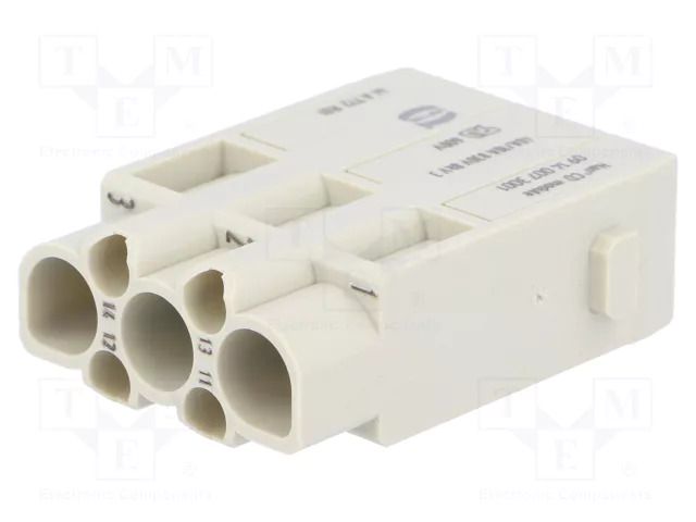 Connector: HDC; module; male; 10A,40A; 830V; Han-Modular®; crimped HARTING 09140073001