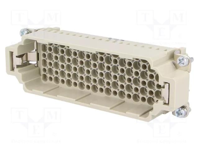 Connector: HDC; contact insert; male; 10A; 250V; Han® DD; PIN: 108 HARTING 09161083001