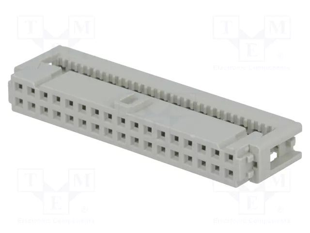 Connector: IDC; plug; female; PIN: 34; for ribbon cable; 2.54mm HARTING 09185346803