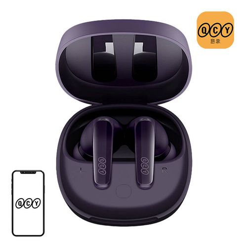 Wireless Earphones TWS QCY T13x (purple), QCY T13x purple