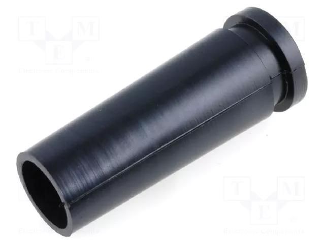 Strain relief; PVC; black ESSENTRA ODZ-13L
