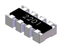 RES N/W, ISOLATED, 680R, 0.063W, 0804 MP005614