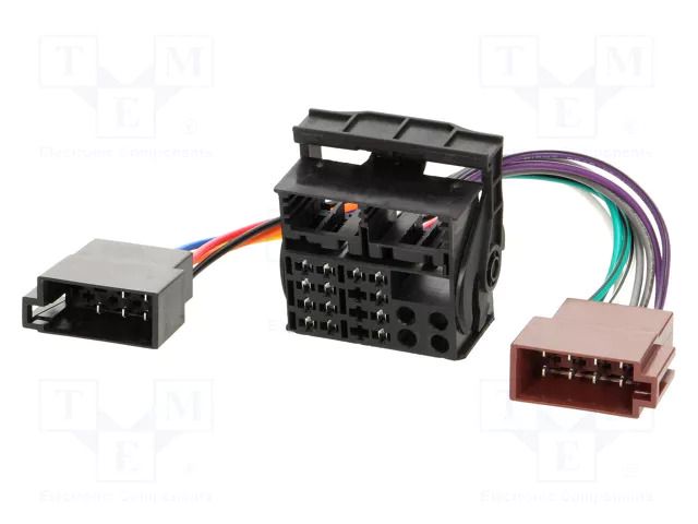 Connector; radio,ISO; BMW,Land Rover; PIN: 16 4CARMEDIA ZRS-96