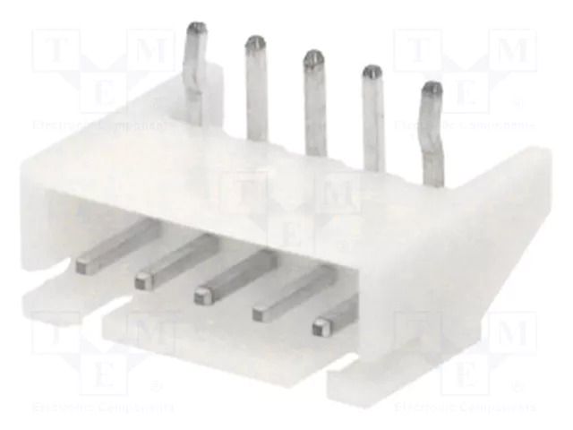 Connector: wire-board; socket; male; PIN: 5; XH; 3A; 250V; angled 90° JST S5B-XH-A-1