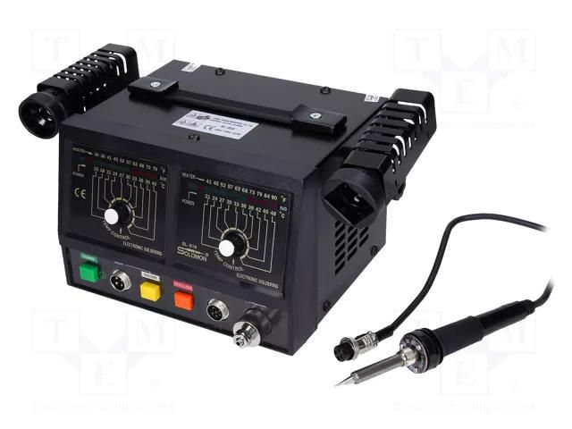 Soldering/desoldering station; 50W; 210÷480°C; 230VAC; ESD SOLOMON SORNY ROONG PENSOL-SL20LRES