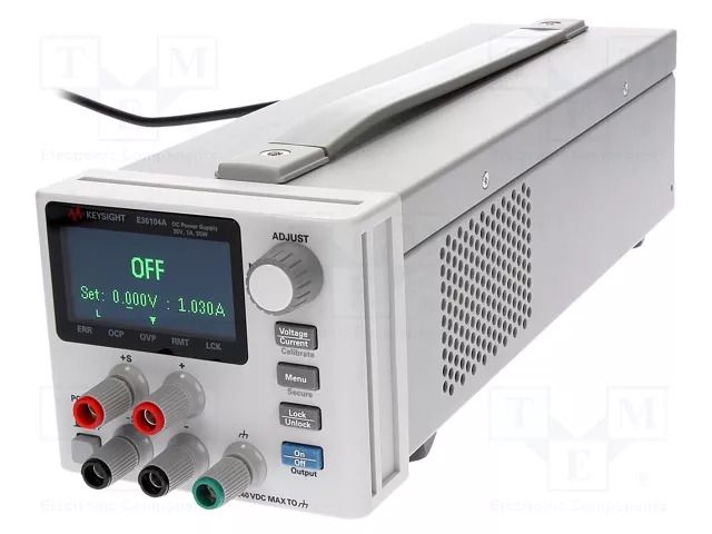 Laboratory power supply: programmable; single-channel,linear KEYSIGHT E36104A