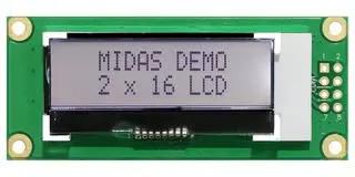 LCD DISPLAY, COB, TRANSFLECTIVE, FSTN MD21605B6W-FPTLWI3