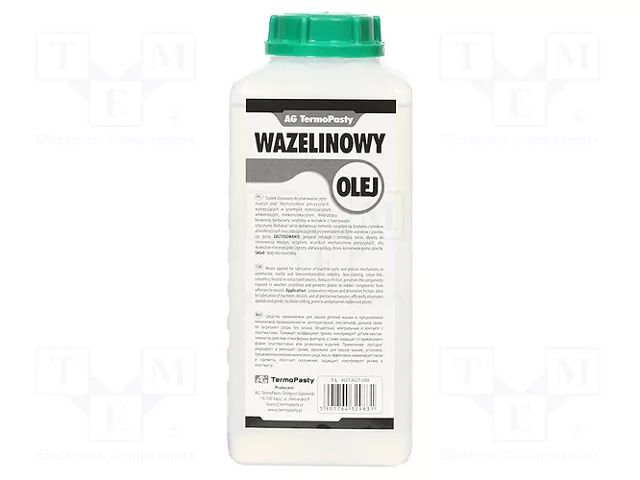 Oil; colourless; vaseline; liquid; plastic container; 1000ml AG TERMOPASTY OIL-VAS/1000