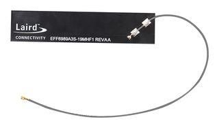 RF ANTENNA, 698MHZ-6GHZ, 4.5DBI/ADHESIVE EFF6989A3S-19MHF1