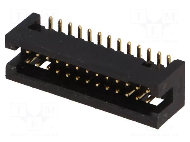 Connector: IDC; socket; male; PIN: 26; straight; SMT; 1.27mm CONNFLY DS1031-14-26S8B
