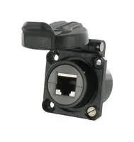 RJ45 CONN, JACK, 8P8C, 1 PORT, CAT6A RJF6A2A1ZNSCC