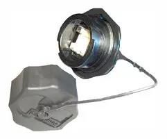 DUST CAP, JAM NUT RECEPTACLE, CAT6 RJFRBC75