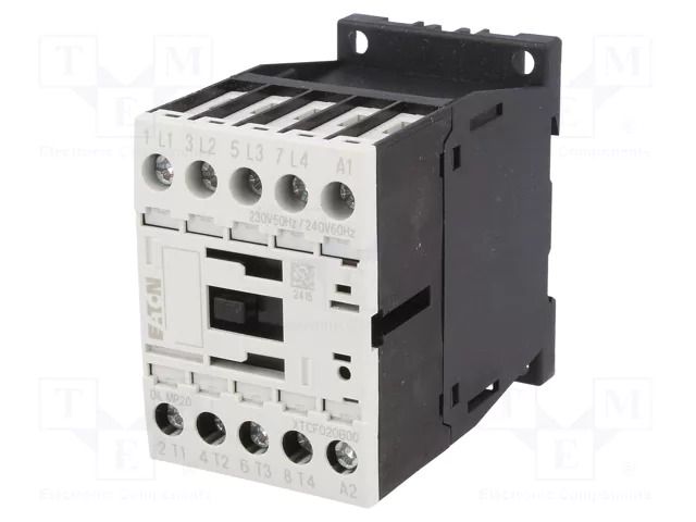 Contactor: 4-pole; NO x4; 230VAC; 12A; DILMP; screw terminals; 690V EATON ELECTRIC DILMP20-230AC