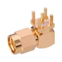 RF COAX CONN, SMA R/A PLUG, 50 OHM, PCB 60313002124523