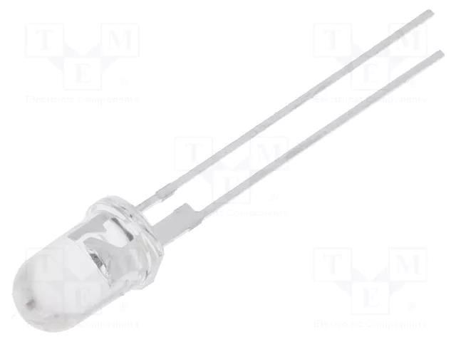 LED; pink (salmon pink); 5mm; 80000÷100000mcd; 15°; Front: convex OPTOSUPPLY OS6OGA5111P
