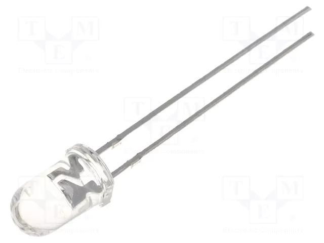 LED; sea green; 5mm; 10000÷14400mcd; 20°; Front: convex; 2.8÷4VDC OPTOSUPPLY OSBG5121A-TU