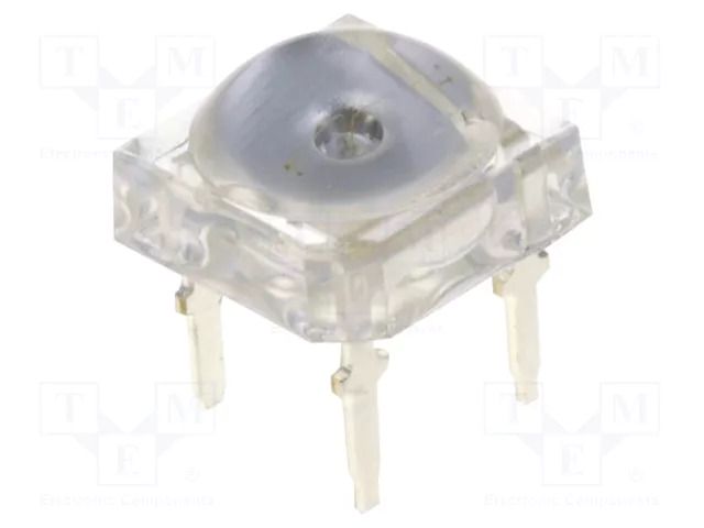 LED Super Flux; green; 7.62x7.62mm; 3000÷4200mcd; 130°; 30mA OPTOSUPPLY OSG58AZ5D1P