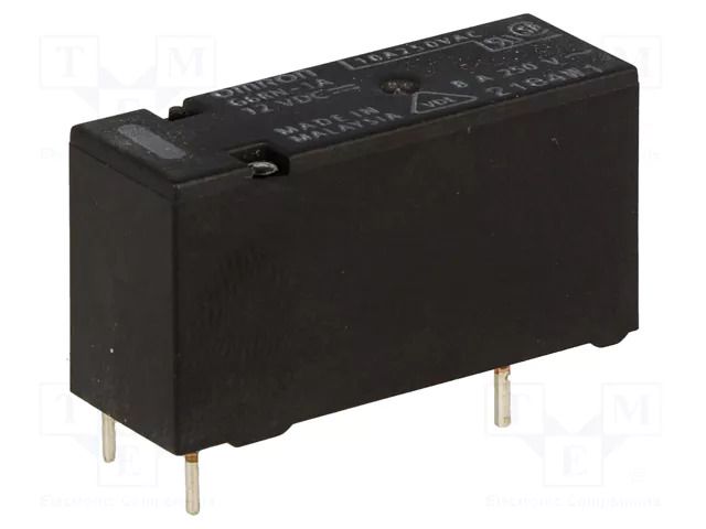 Relay: electromagnetic; SPST-NO; Ucoil: 12VDC; Icontacts max: 8A OMRON Electronic Components G6RN-1A-12