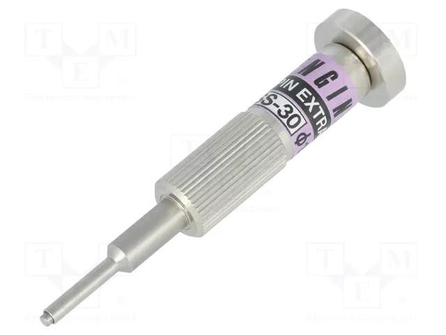 Tool: for  removal; terminals; Sleeve ext.dia: 2.5mm; A: 12mm ENGINEER FUT.SS-30