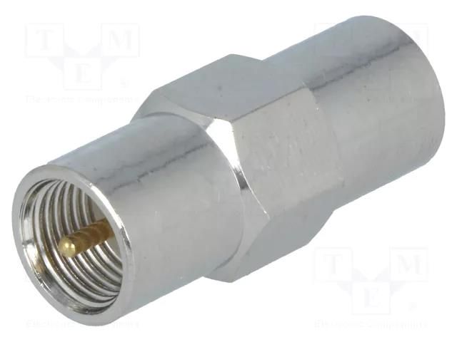 Coupler; FME male,both sides; straight YIZN Jiangsu Tengyu Electronics co. FME-001