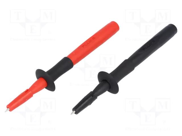 Measuring tip; 3A; 1kV; black; Socket size: 4mm; Kit: probe tip x2 FLUKE FLK-TP220