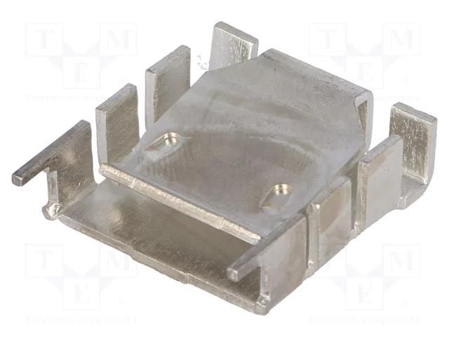 Heatsink: moulded; TO218,TO220; L: 25.4mm; W: 25mm; H: 8.3mm; 18K/W FISCHER ELEKTRONIK FK224MI220-1