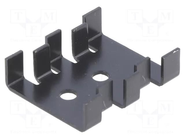 Heatsink: moulded; SOT32,TO220; black; L: 30mm; W: 25.4mm; H: 8mm FISCHER ELEKTRONIK FK210SACB