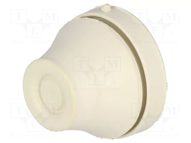 Grommet; EPDM; light grey; Panel thick: 1÷4mm; Øcable: 10÷14mm FIBOX FEM10-14/PG16