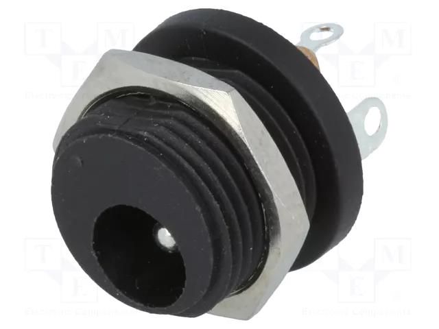 Connector: DC supply; socket; male; soldering; 5.5/2.1mm; 5.5mm CLIFF FC681473