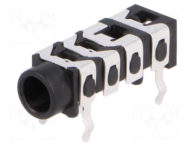 Connector: Jack 3,5mm x 16,8mm; socket; female; stereo special CLIFF FC68128