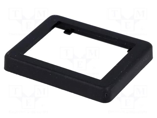 Accessories: bezel; Body: black BULGIN F1025MO