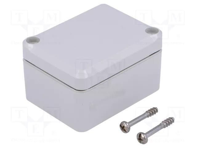 Enclosure: multipurpose; X: 50mm; Y: 65mm; Z: 37mm; EUROMAS II; ABS BOPLA ET206