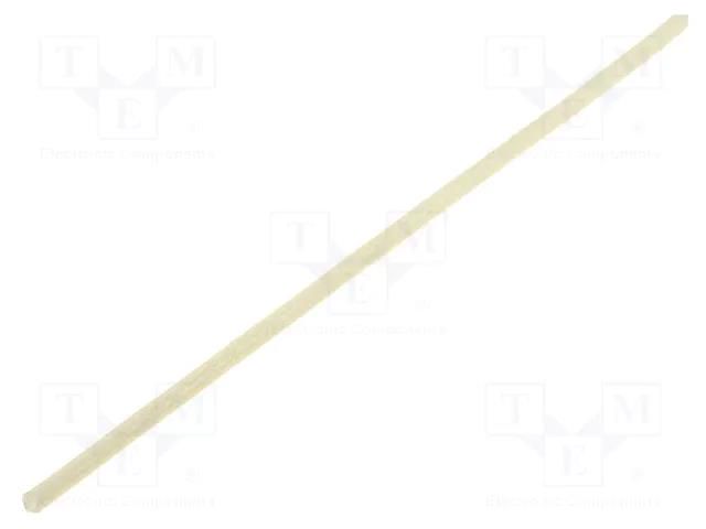 Insulating tube; fiberglass; -25÷155°C; Øint: 1.5mm; 5kV/mm; reel ZDIII OSPU-1.5