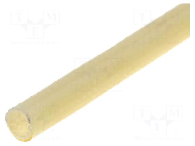 Insulating tube; fiberglass; -25÷155°C; Øint: 2.5mm; 5kV/mm; reel ZDIII OSPU-2.5