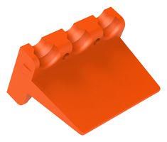 WEDGELOCK, 6POS, THERMOPLASTIC, ORANGE AWP-6P