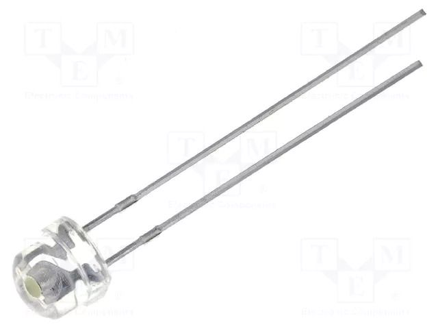 LED; yellow; 4.8mm; 1120÷1560mcd; 140°; Front: convex; 1.8÷2.6VDC OPTOSUPPLY OSY5PA5PE1A