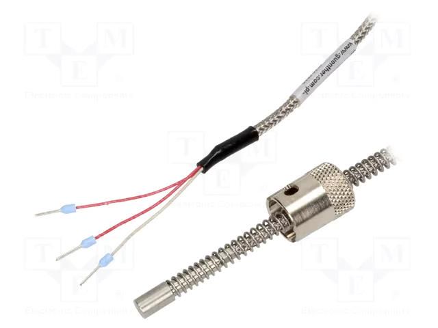 Sensor: temperature; Pt100; 100Ω; cl.A; 0÷400°C; Leads: leads x3 GUENTHER 60-23123401-0150
