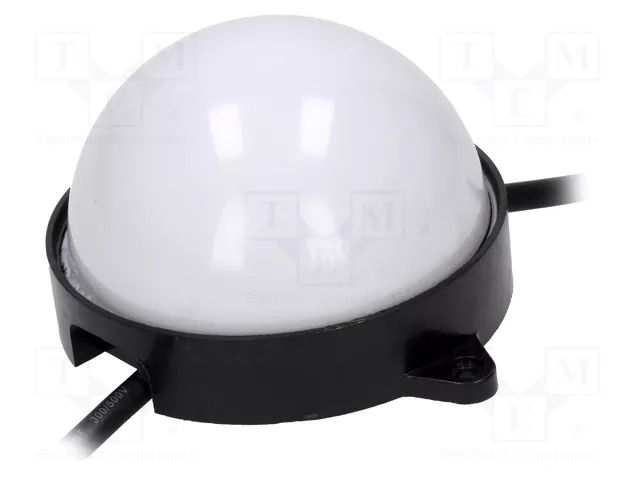 LED; RGB; IP68; 180°; No.of diodes: 12; 5050,PLCC6; Ø100mm; SMD WORLDSEMI HC-F24V-F100-12L-M