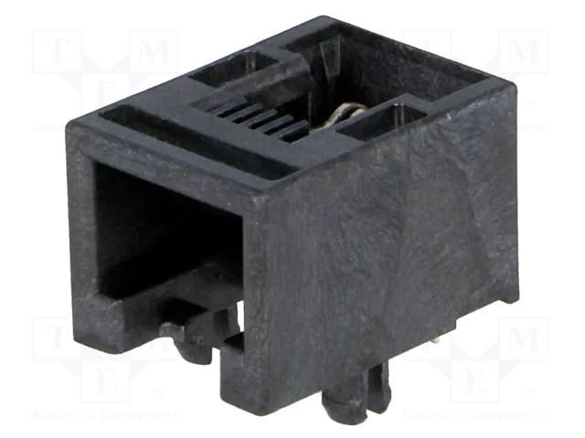 Connector: RJ11; socket; PIN: 4; Cat: 3; low profile; 6p4c; THT MOLEX MX-95501-2641