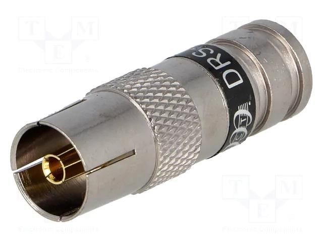 Connector: coaxial 9.5mm (IEC 169-2); plug; female; RG6 PCT PCT-DRS6IFNT