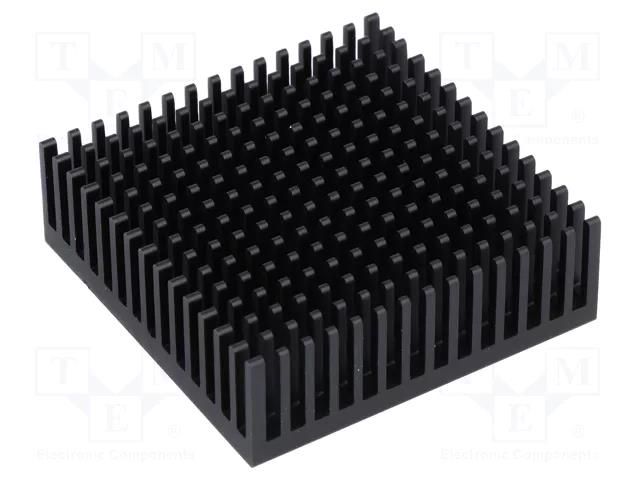 Heatsink: extruded; black; L: 50.8mm; W: 50.8mm; H: 16.51mm; anodized FISCHER ELEKTRONIK ICKPGA20X20