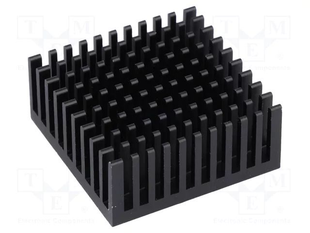 Heatsink: extruded; black; L: 37.92mm; W: 38.1mm; H: 16.51mm FISCHER ELEKTRONIK ICKPGA15X15