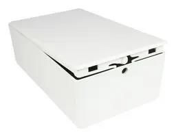 ENCLOSURE, ELECTRONIC, ABS, WHITE CBEAC-04-WH