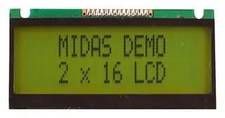 LCD DISPLAY, TRANSFLECTIVE, STN, 4.67MM MC21605FA6WE-SPTLY